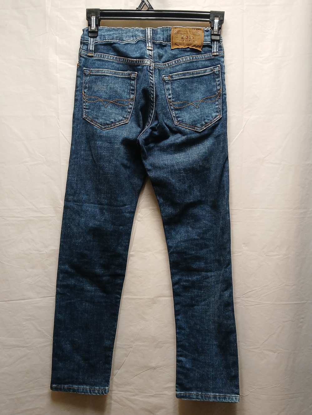 Polo Ralph Lauren Kid's Dark Blue Slim Straight Jeans Adjustable Waistband